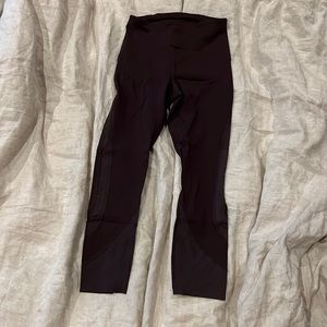Eggplant color Lululemon Capris